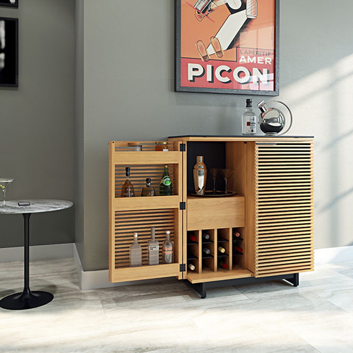 BDI Corridor 5620 WOK Corridor 5620 Home Bar Cabinet