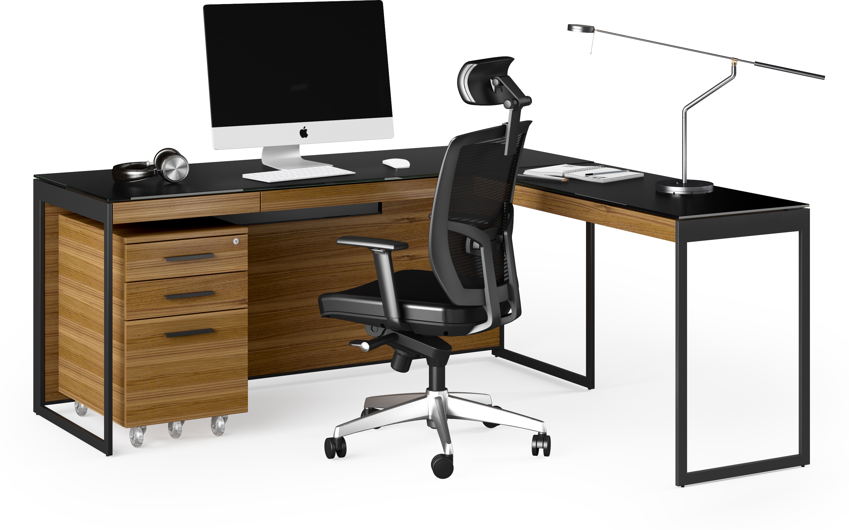 BDI 6101 WL-B Sequel 20 6101 Modern Home Office Desk