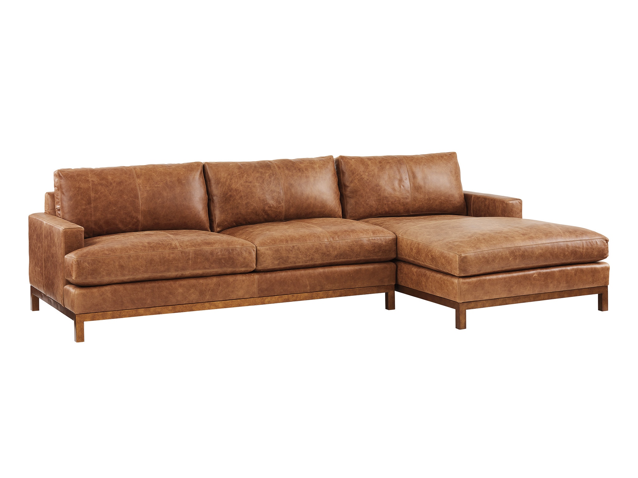 Barclay Butera By Lexington Ll5178 53lcb 57rcb Living Room Horizon Leather Sectional