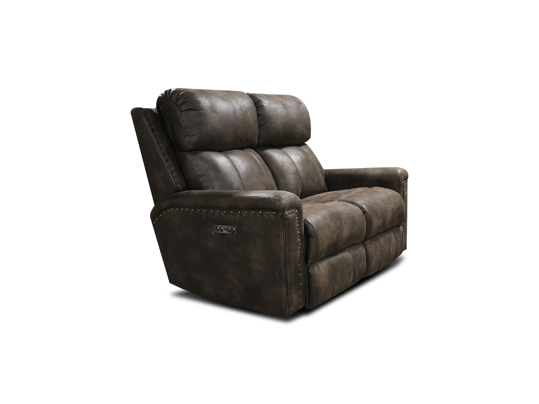  Double Reclining Loveseat with Nails V1C03HN