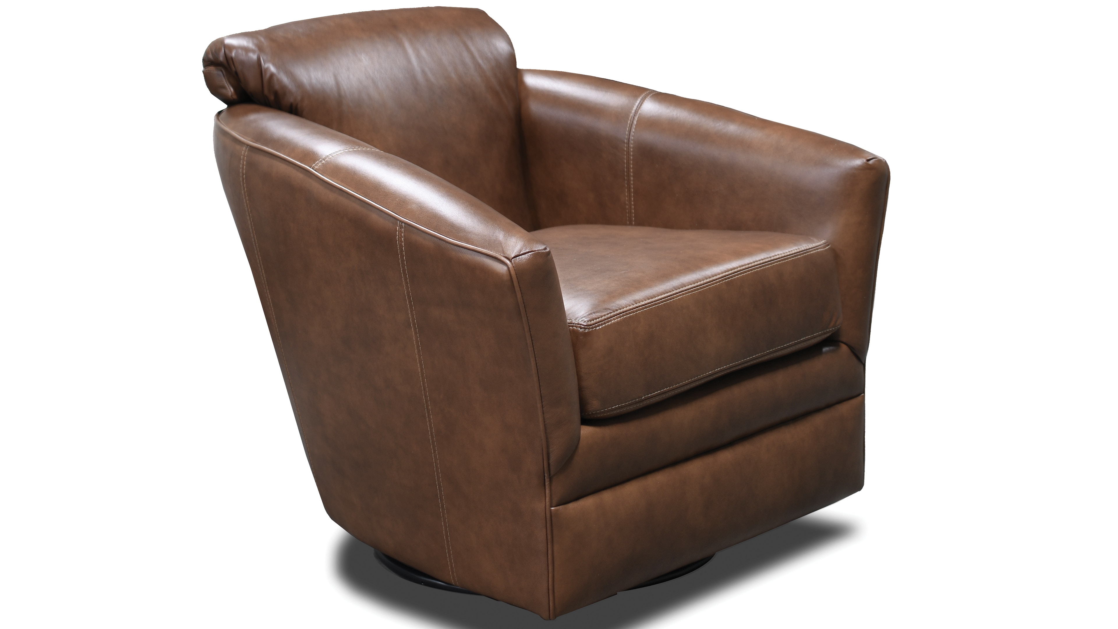  Leather Swivel Glider V1L071L