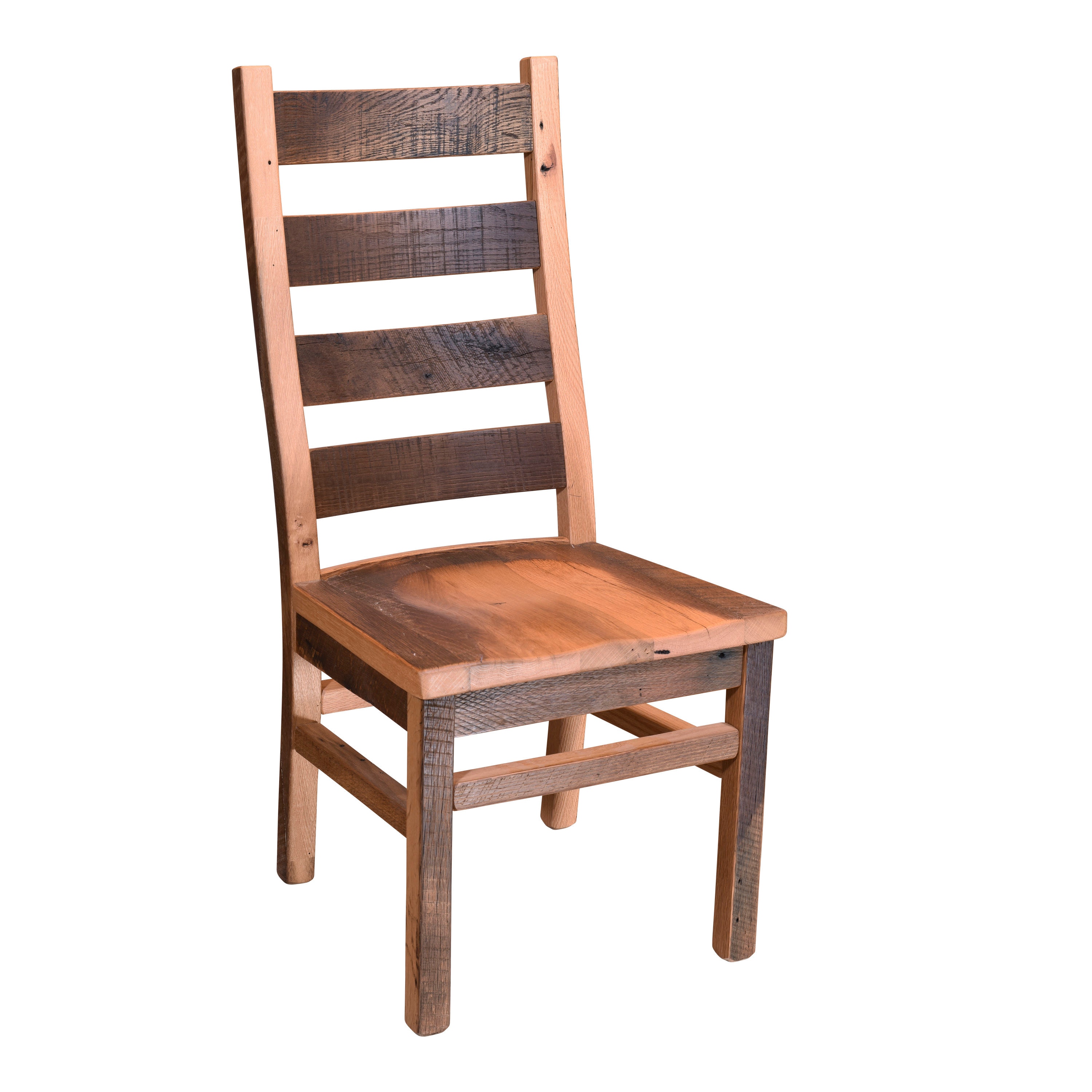 Urban Barnwood Furniture Dining Room Ladder Back Side Chair Woody S Furniture Apex Nc