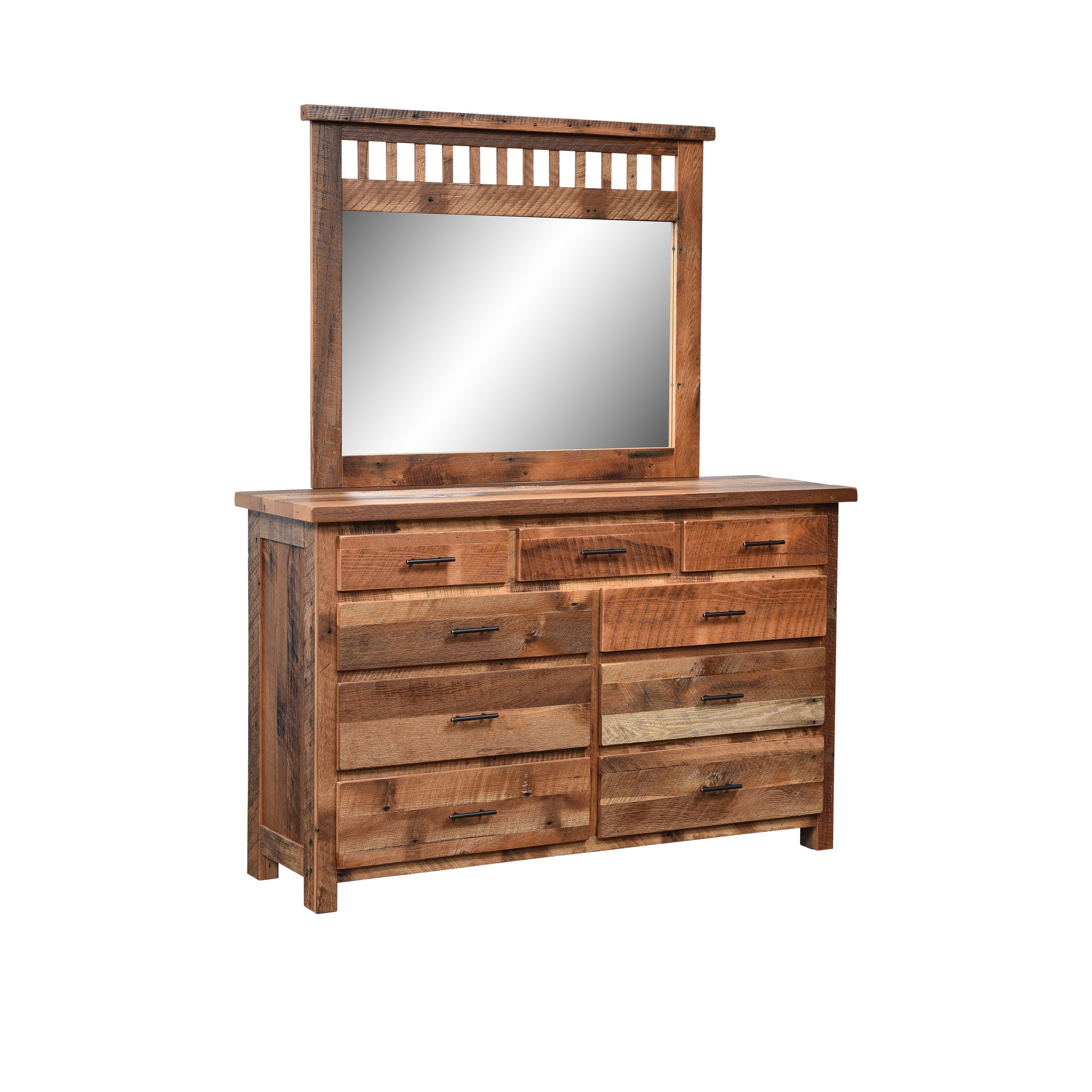 Urban Barnwood Furniture Savannah Bedroom 9 Drawer Dresser Woody S Furniture Apex Nc