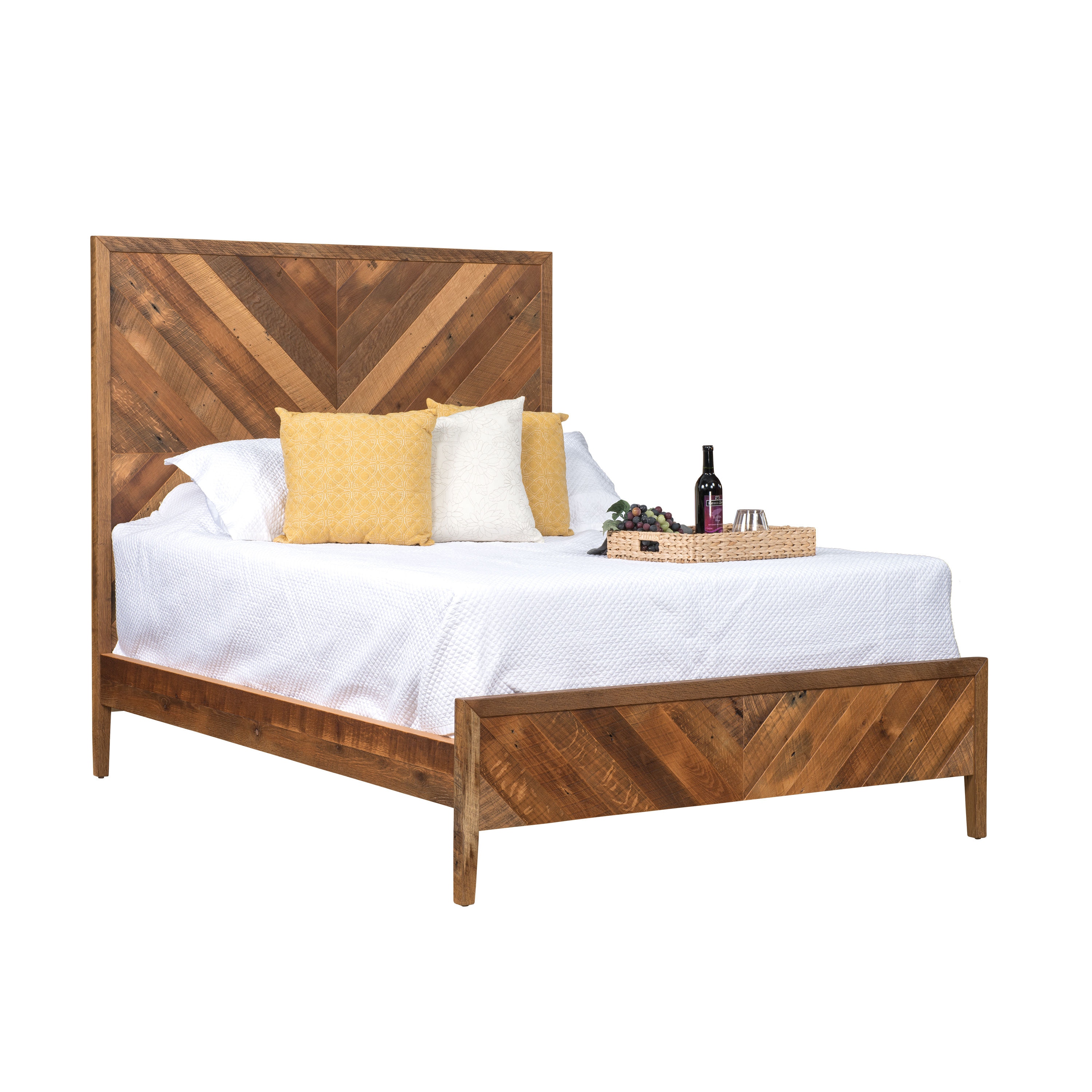 Urban Barnwood Furniture Bedroom Beds Shefford California King Bed