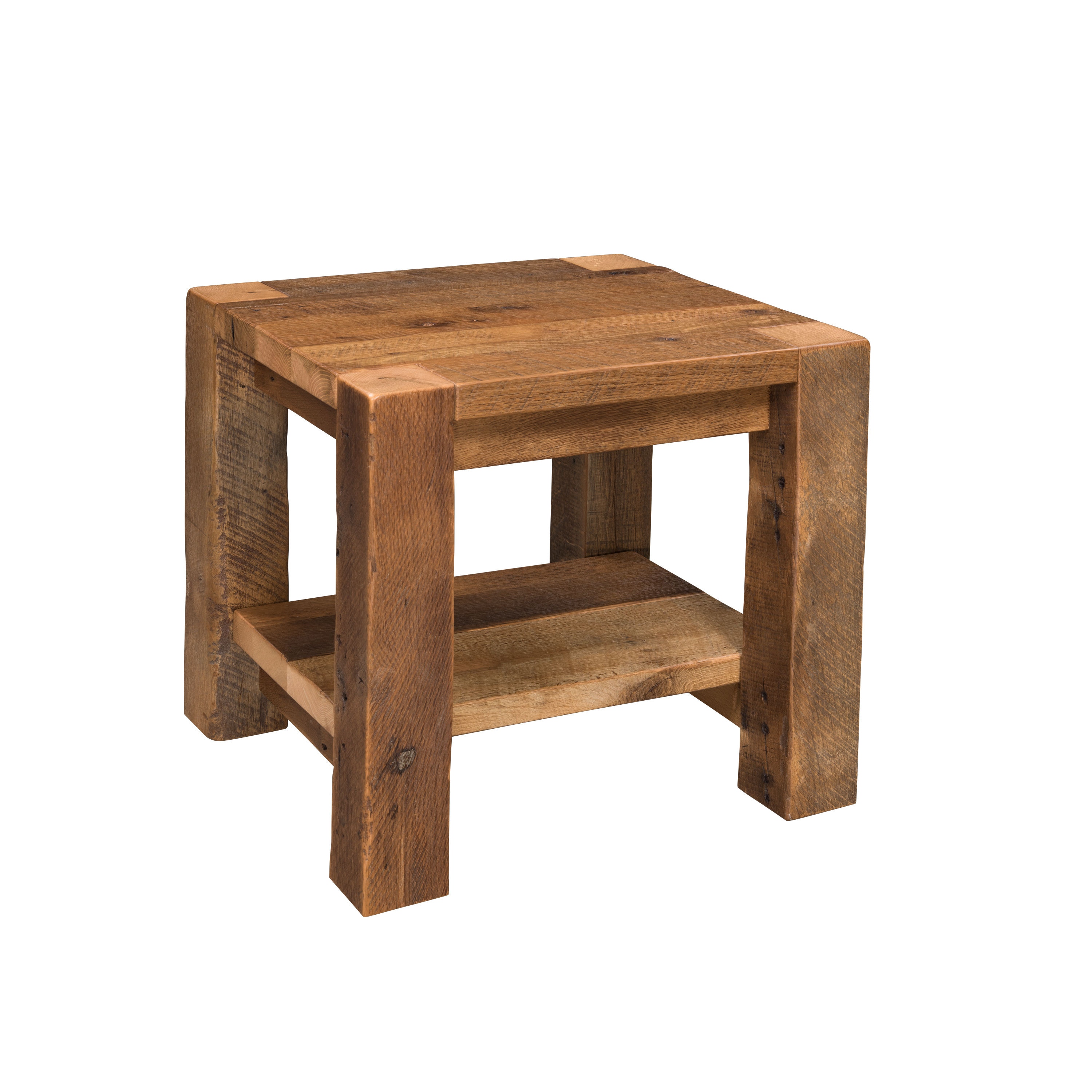 Urban Barnwood Furniture Living Room Timber Ridge End Table