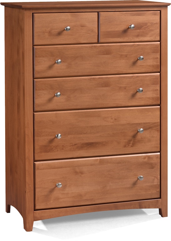 Archbold Furniture Company Bedroom 6 Drawer Wide Chest - Tall