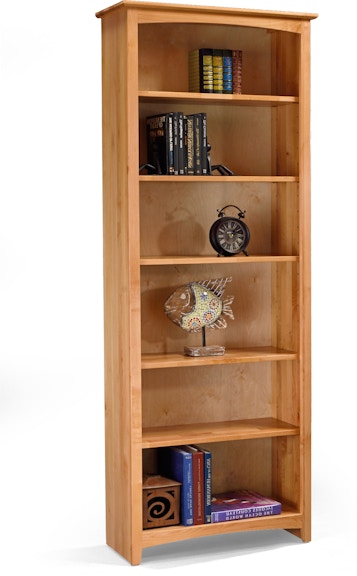 Archbold Furniture Alder Bookcase 30 X 84 63084