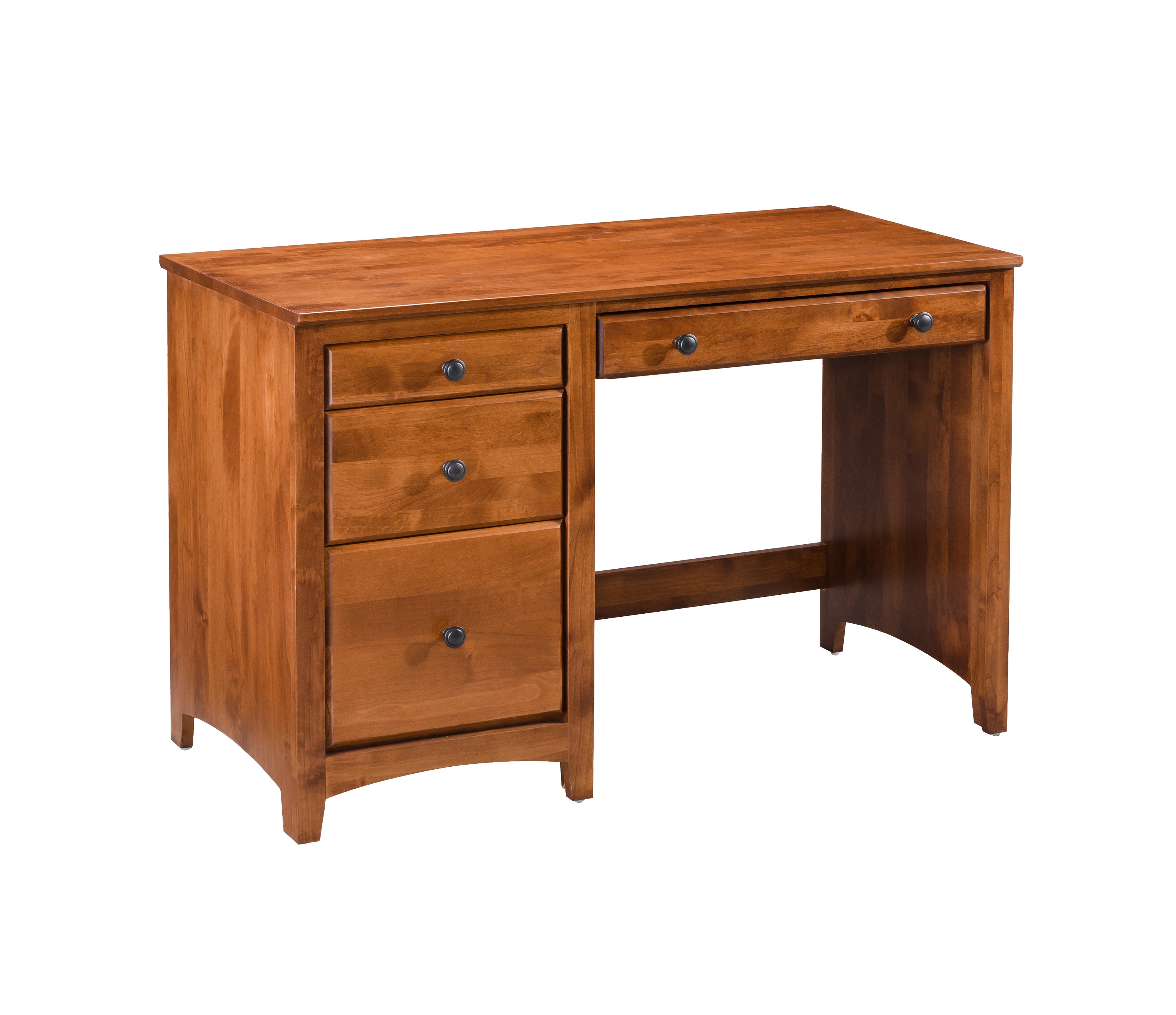 Archbold Furniture 6514X 4 Drawer Desk Flush Top