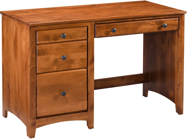 Archbold Furniture 4 Drawer Desk - Flush Top 6514X
