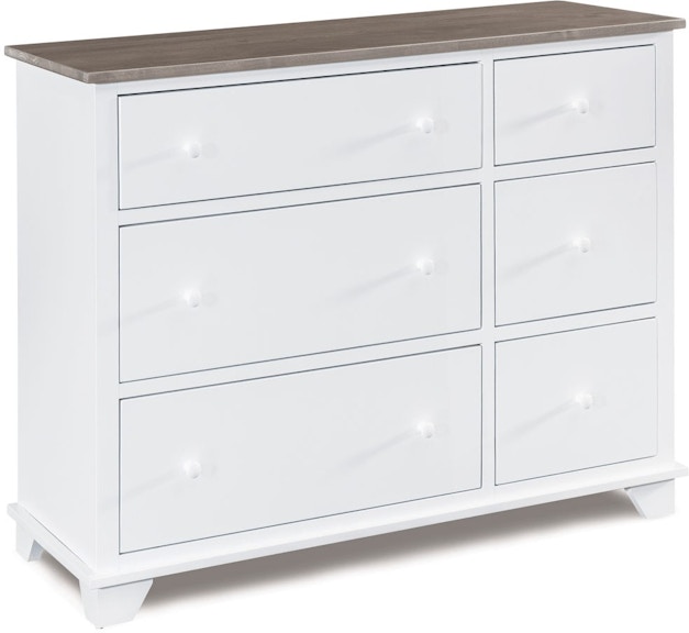 Archbold Furniture Portland 6 Drawer Combo Dresser 5126