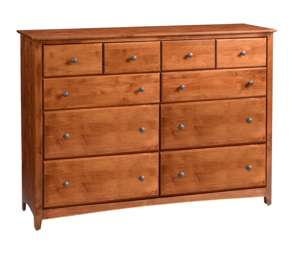 Archbold Furniture Company Bedroom Shaker Drawer Dresser Solid