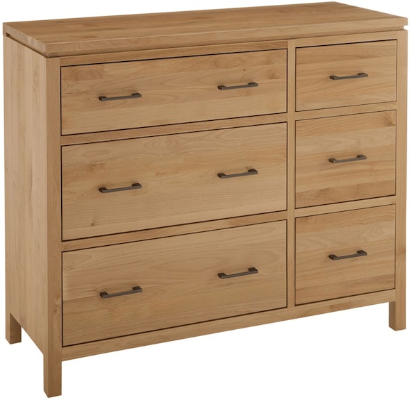Archbold Furniture 2 West 6 Drawer Combo Dresser 6326