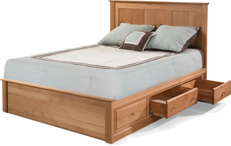 Archbold Furniture Queen Low Chest Bed FB 60303