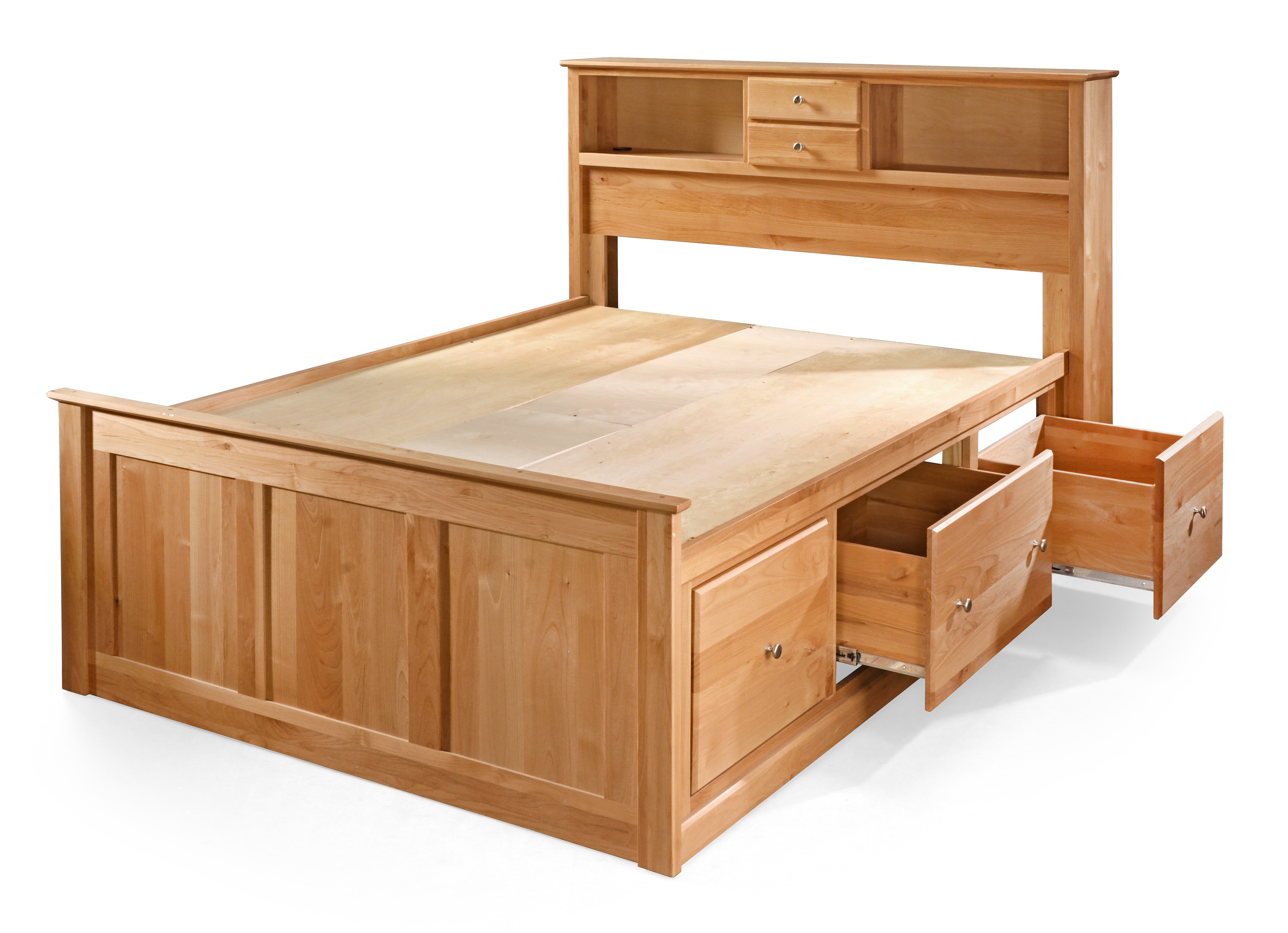 Archbold Furniture Company Bedroom Queen Chest Bed 3 Drawer Pedestal