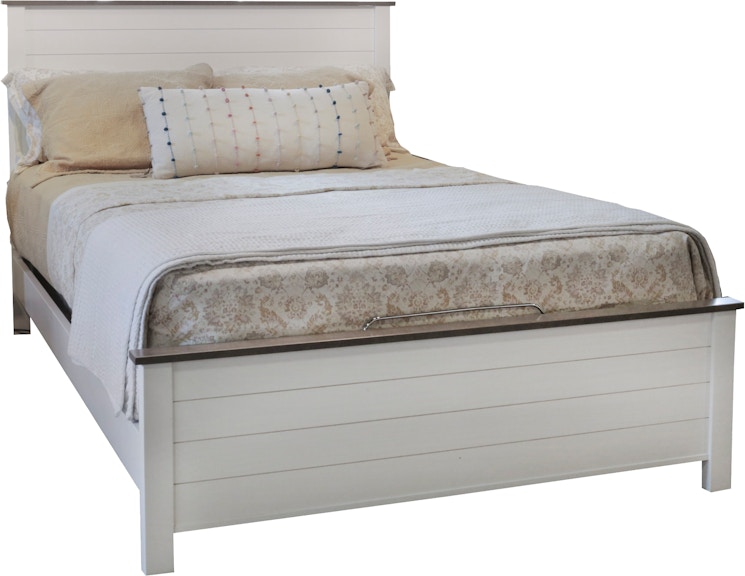 Archbold Furniture Full Portland Shiplap Bed - 2 Tone 51288DSW
