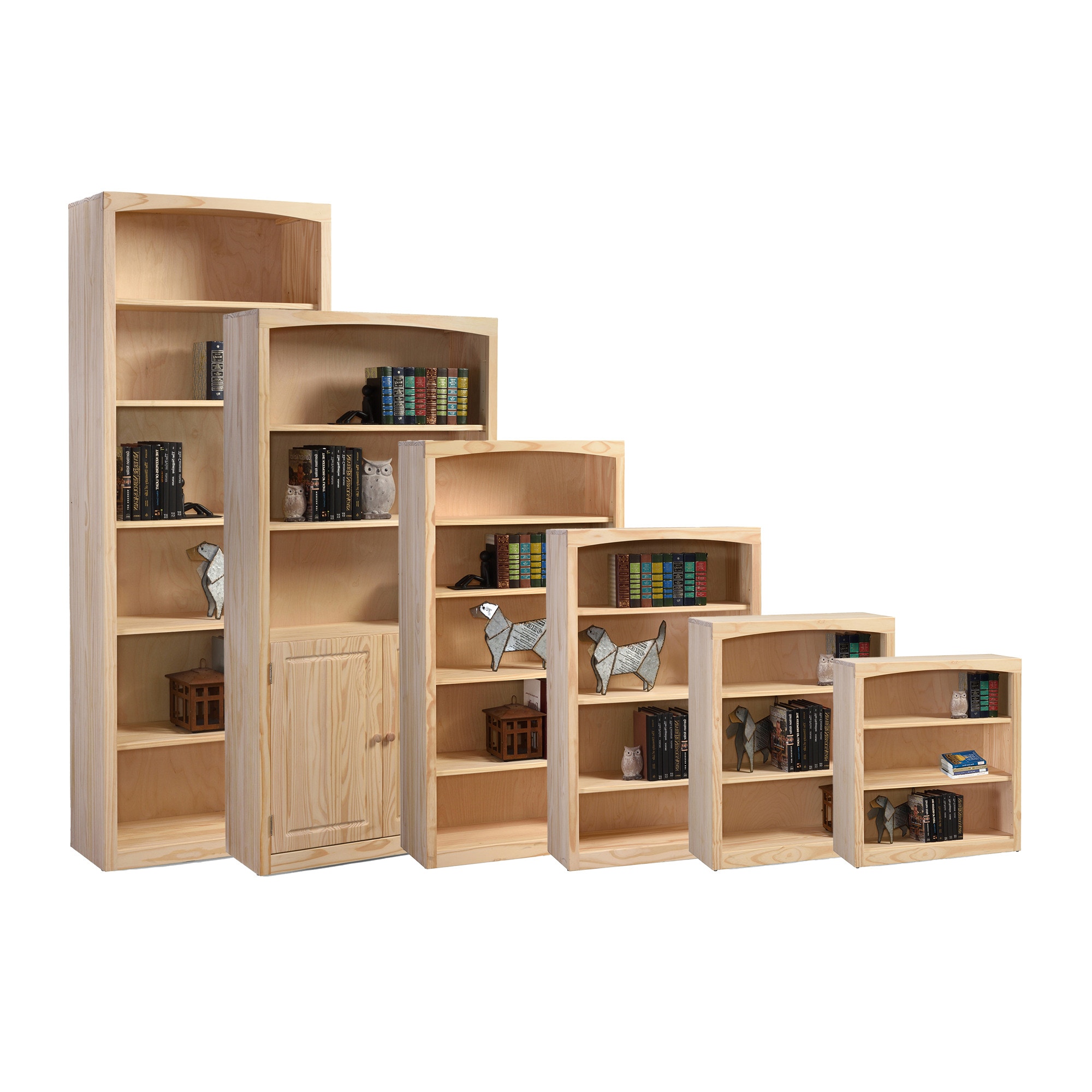 Archbold Furniture Pine Bookcase 24 x 30 2430