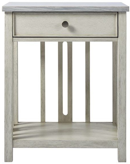 Coastal Living by Universal Bedside Table with Stone Top 833351 833351