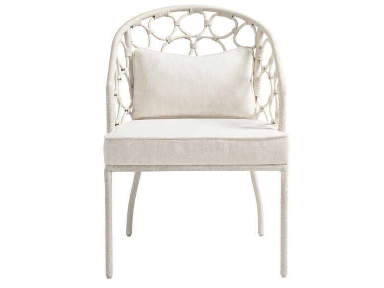 Coastal upholstered outlet dining chairs