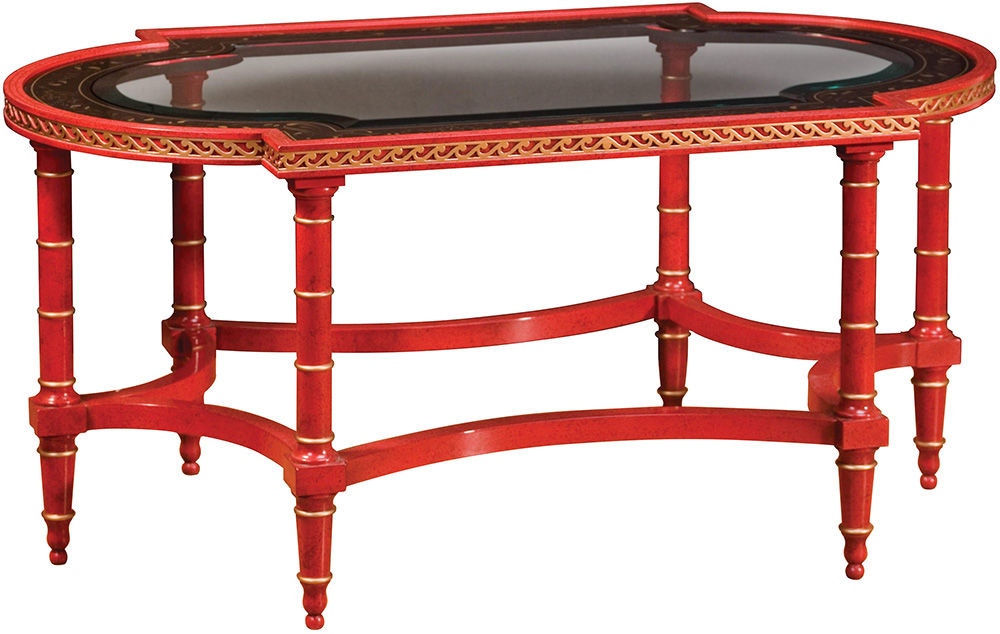 John Widdicomb Living Room Neoclassical Cocktail Table