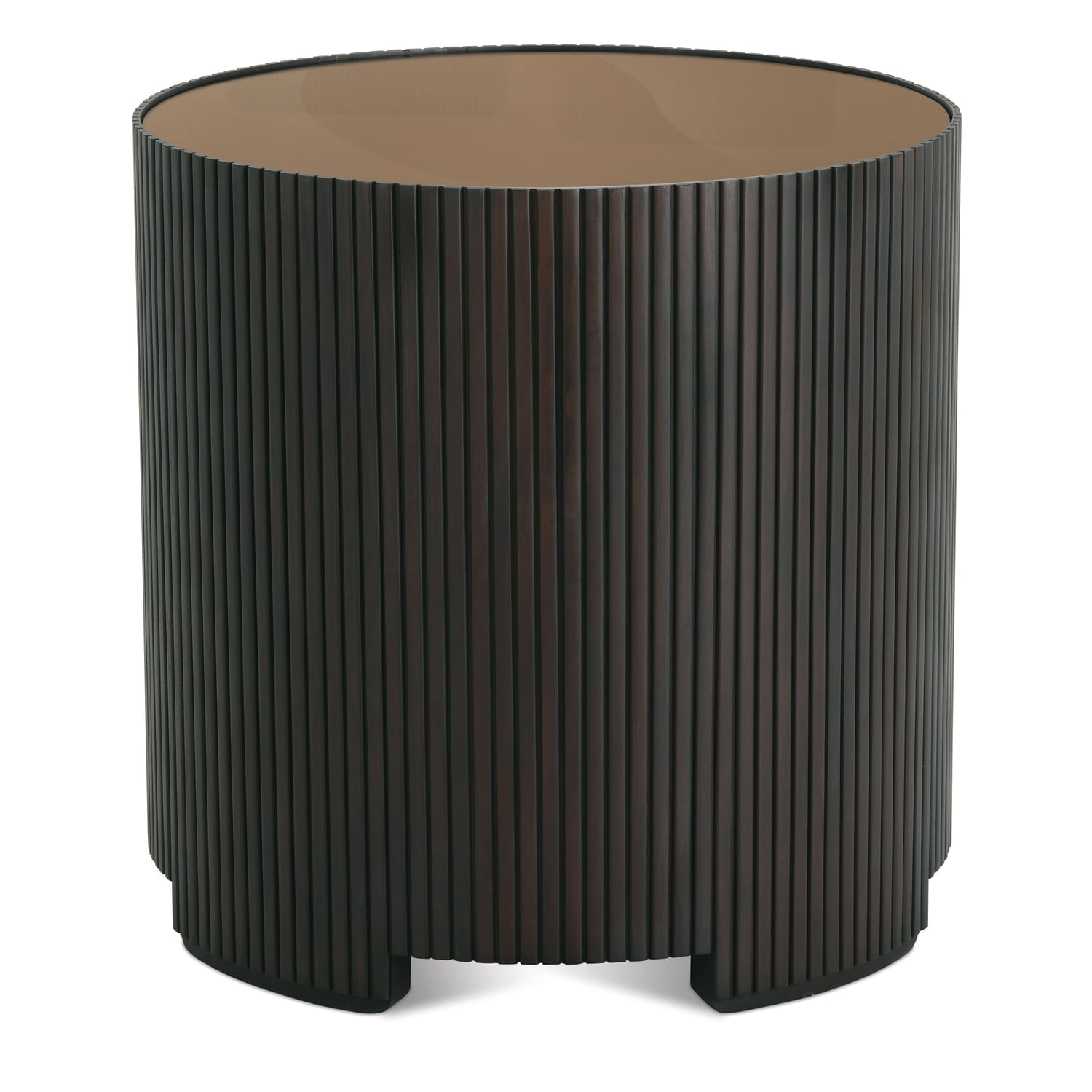  Kindred Round End Table - Godiva 