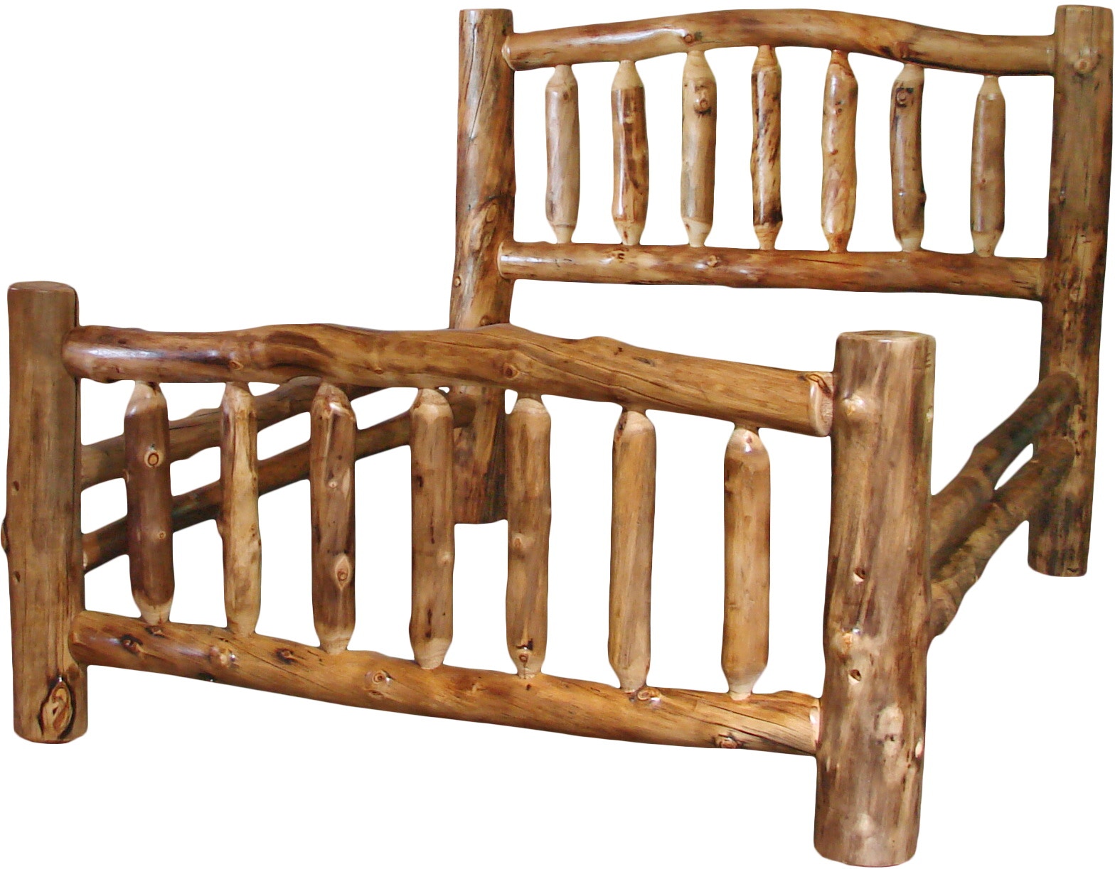 Rustic Log Furniture Bedroom CBEDKIGL Smoky's Furniture Pigeon