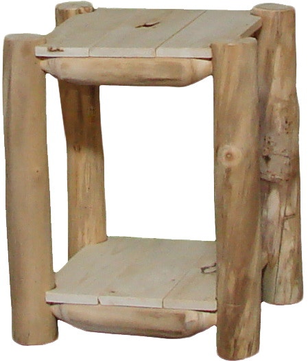 Rustic Log Furniture Outdoor Patio Outdoor End Tables Oeta