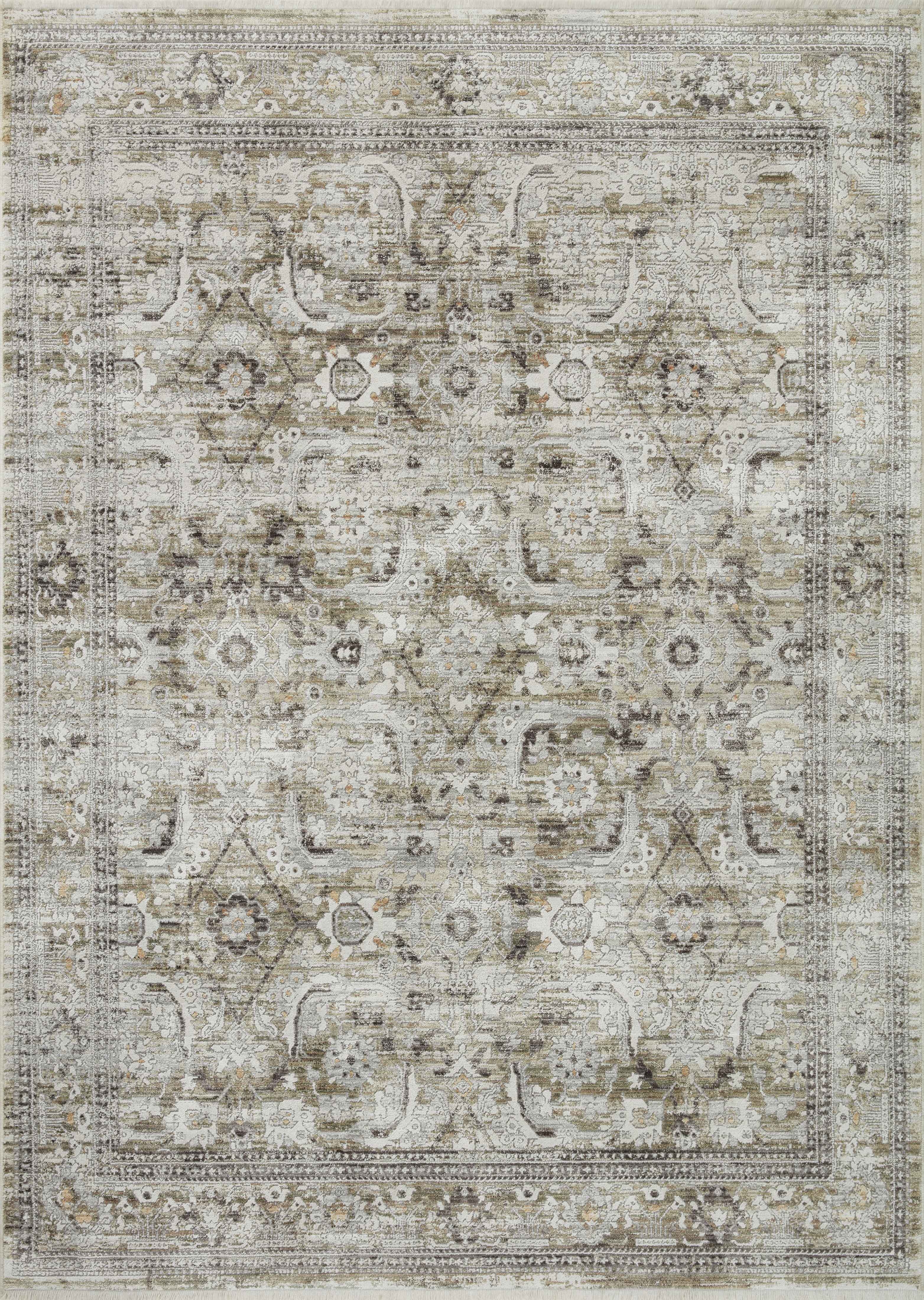 Loloi Area Rugs Bonney Rug BNY-02 Moss/Stone - Finesse Furniture