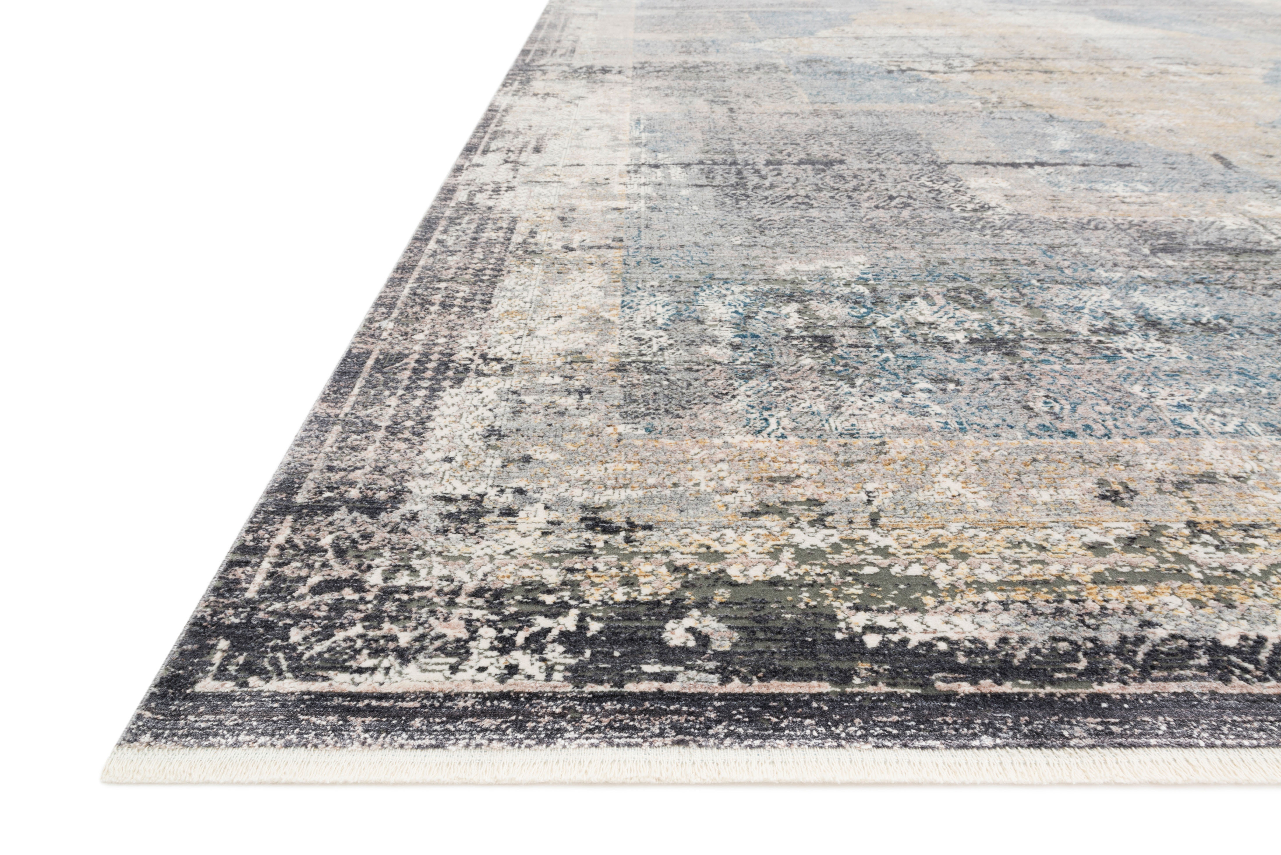Loloi Area Rugs GEMMA GEM04 CHARCOAL/MULTI 2'8" X 7'9" RUNNER RUG