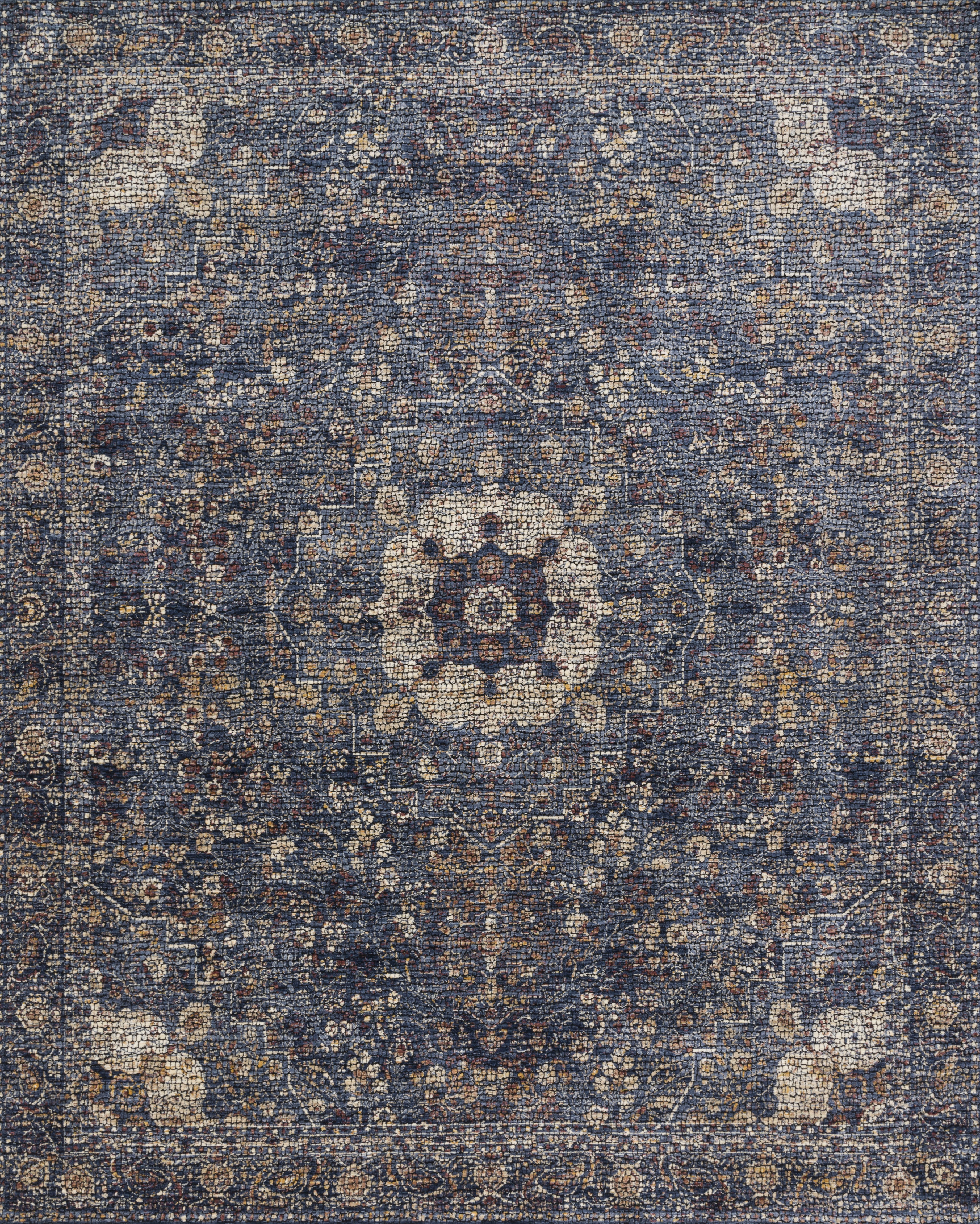 Loloi Floor Coverings Porcia Rug PB01 Blue/Blue Toms Price Home