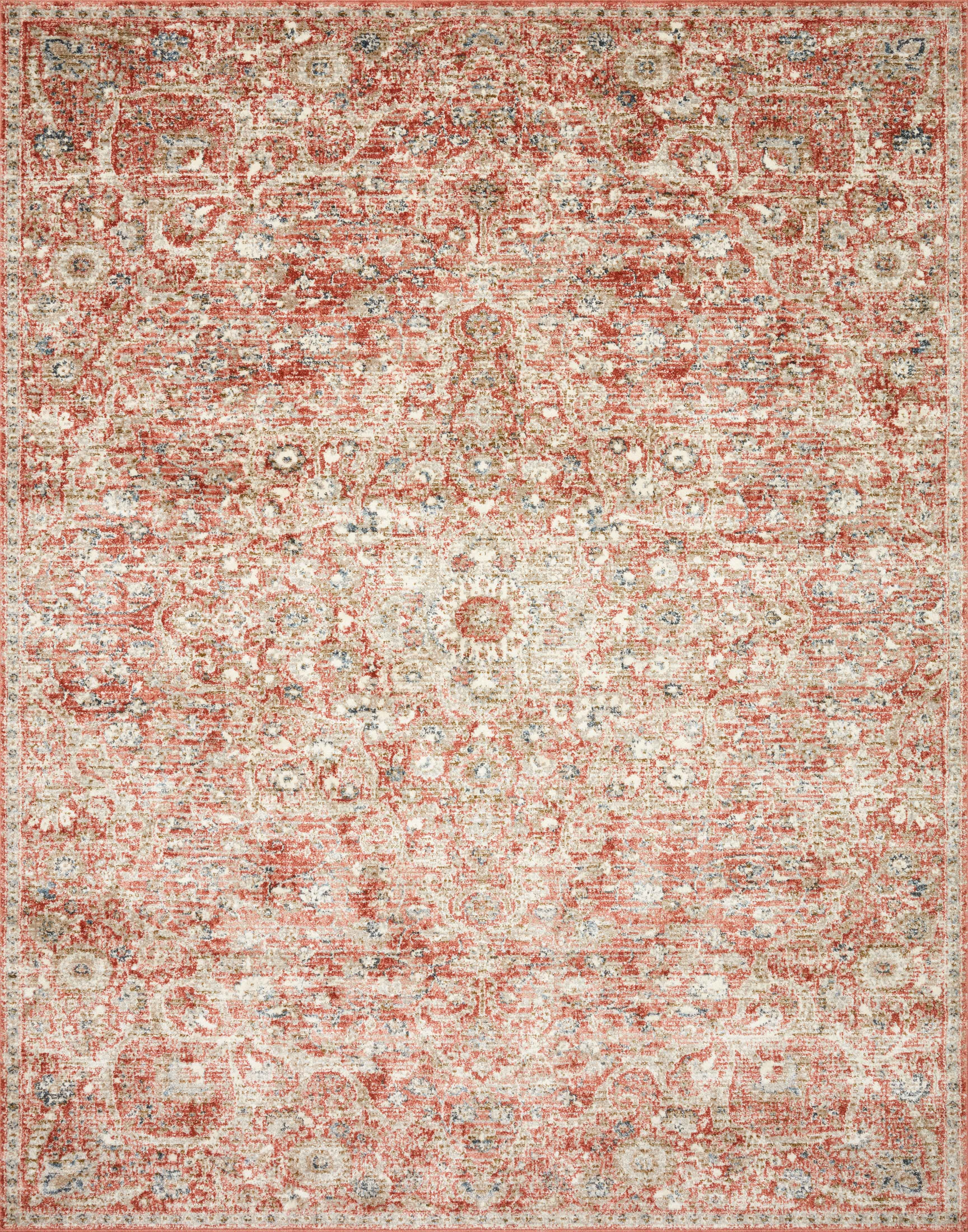 Loloi Area Rugs SABAN SAB-02 RUST/BEIGE 6'7