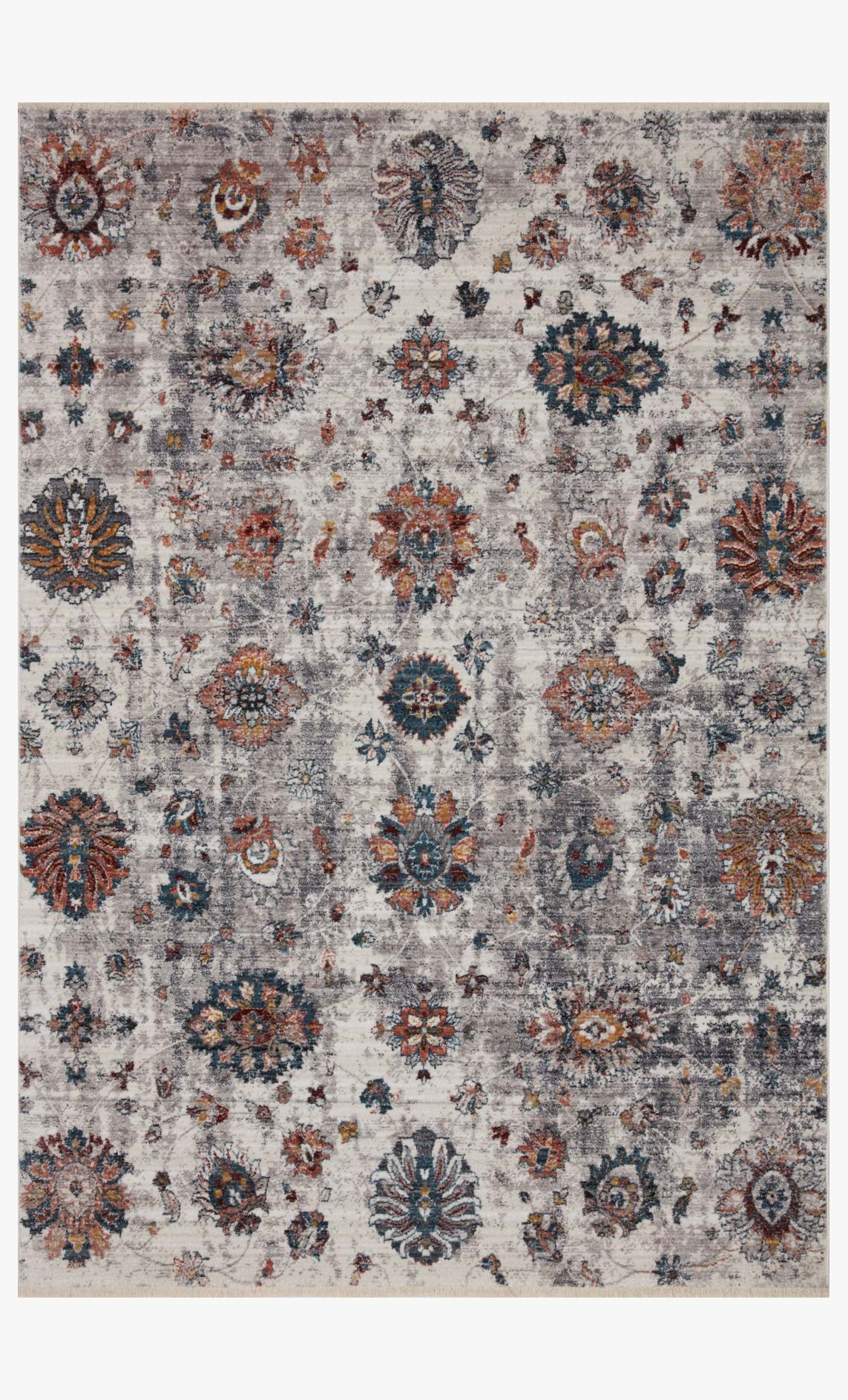 Loloi Rugs Area Rugs SAMRA SAM-08 IVORY/MULTI 5'3" X 7'9" AREA RUG 