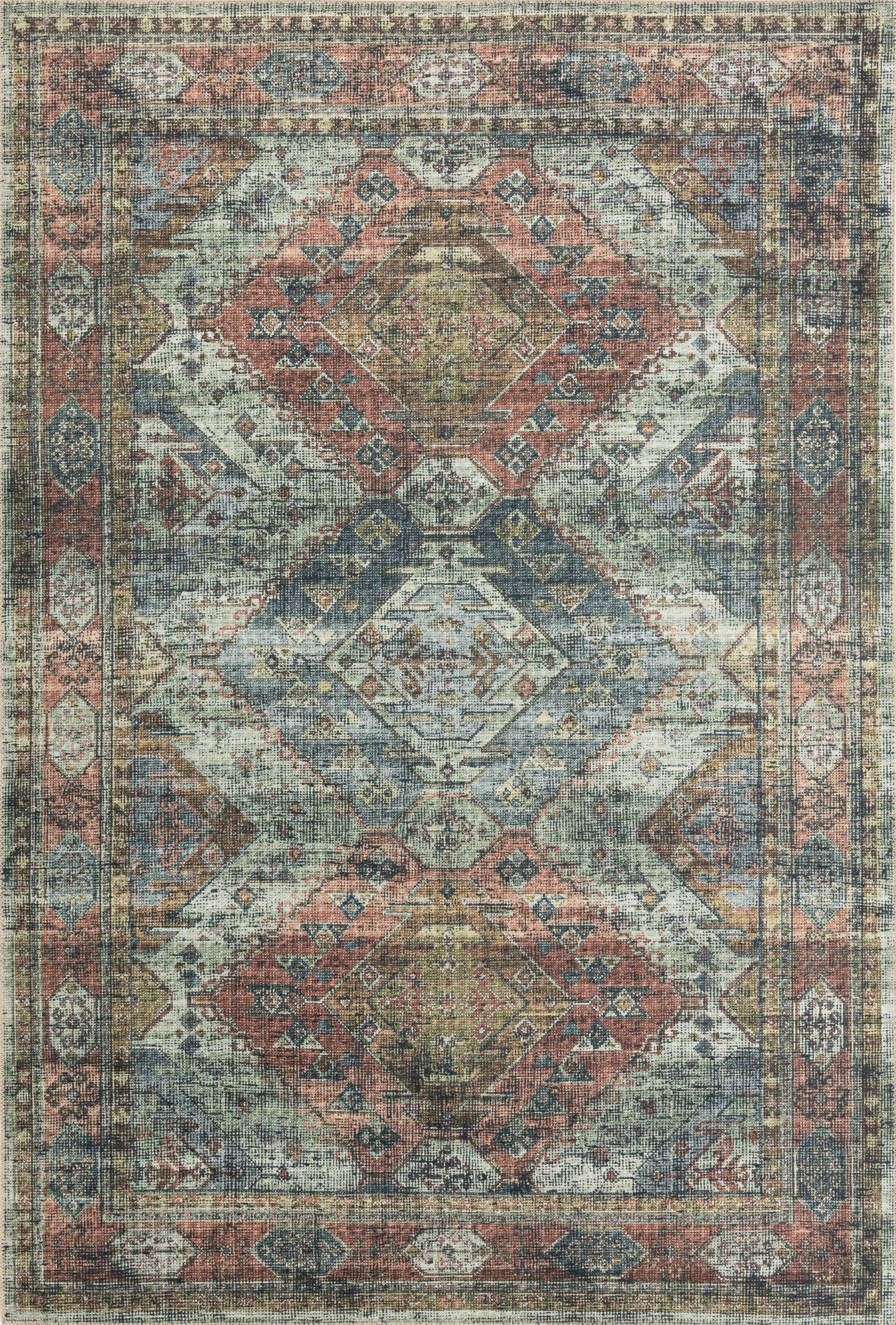Loloi Area Rugs Skye Rug SKY06 Apricot/Mist Toms Price Home
