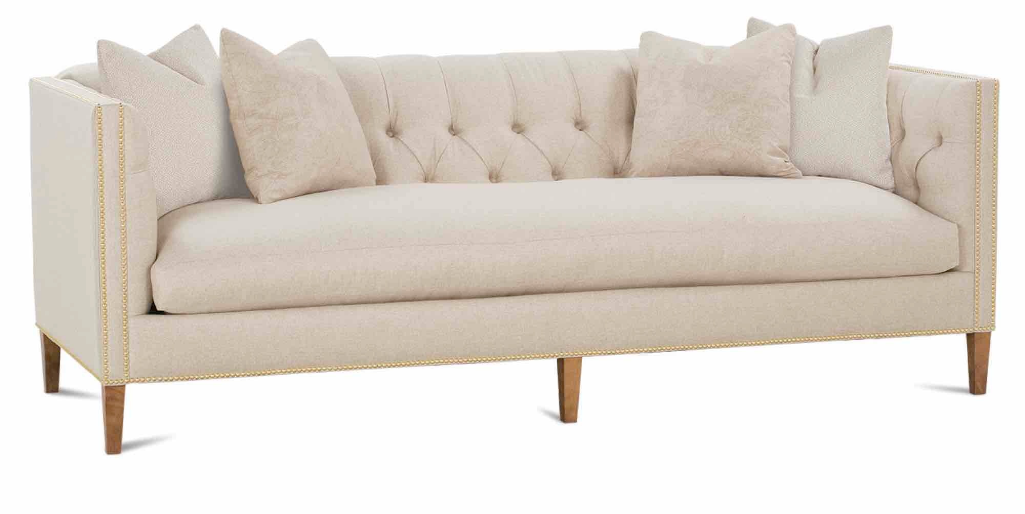 Woodbridge Studio Living Room Tufted Sofa 2 Cushion Janelle 033 Woodbridge Interiors San Diego