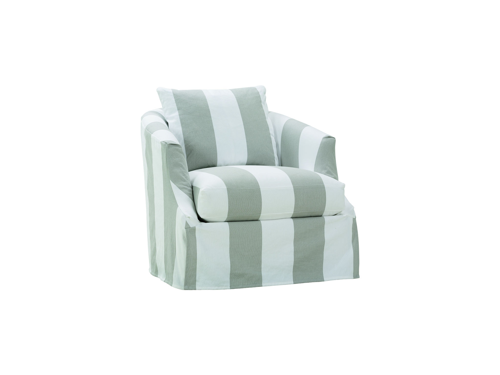 Ckd Living Room Slipcovered Swivel Chair Tara Slip 016 Seldens Designer Home Furnishings