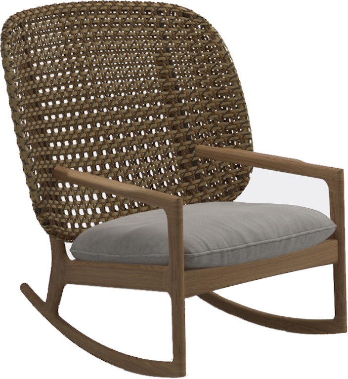 Gloster Kay High Back Rocking Chair | Decor House