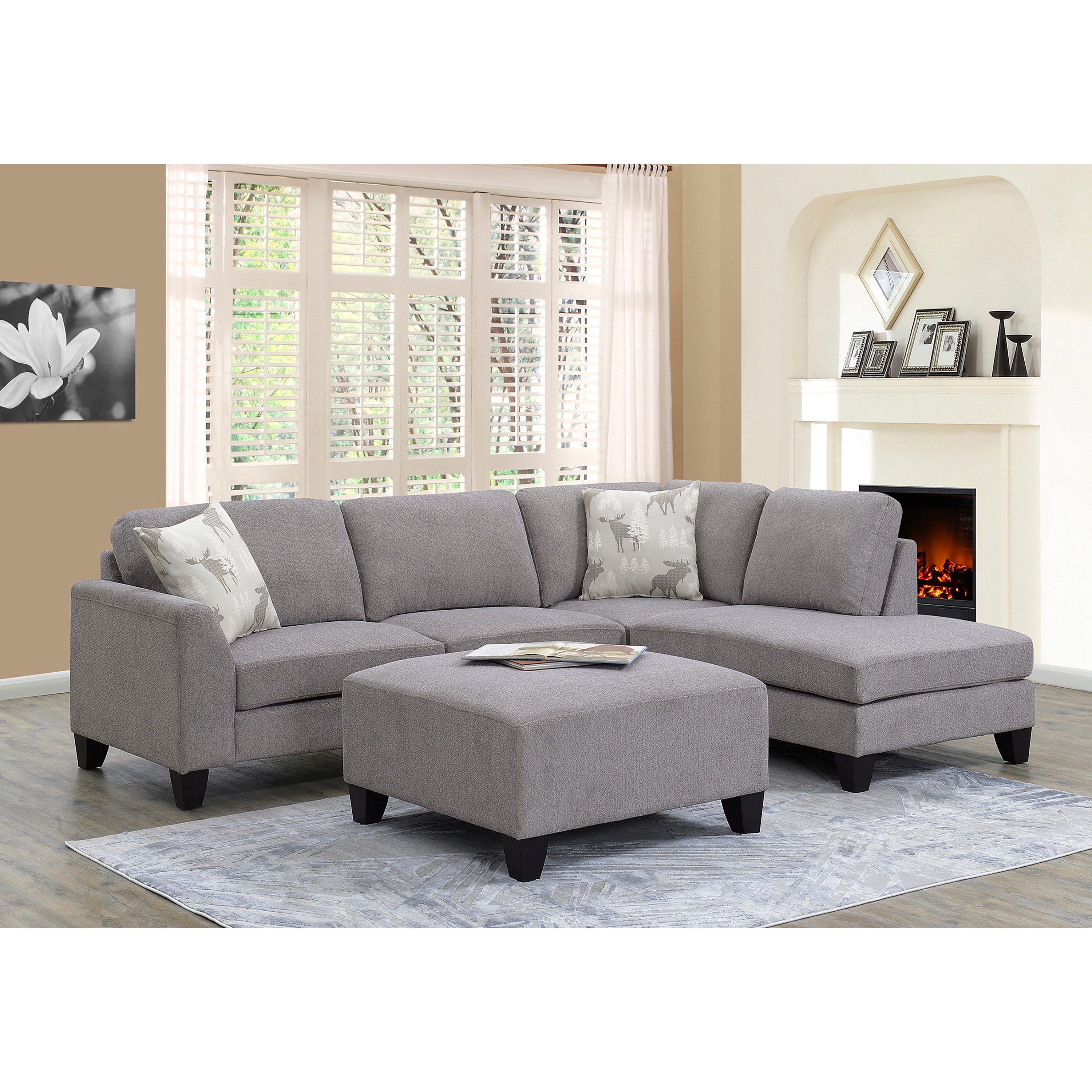 Porter Designs Moose Modern Moose Modern U4604 Ottoman 0133C054604