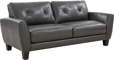 Bassett Club Level Tompkins 3742-P62A Leather Power Reclining Sofa