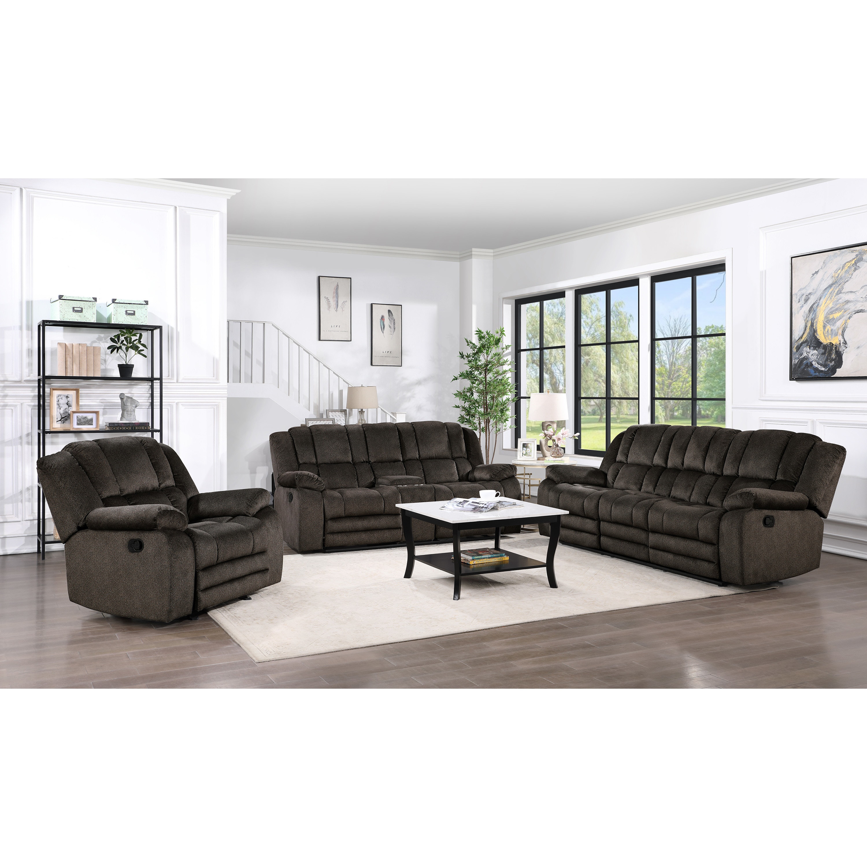 Knox triple deals power reclining sofa