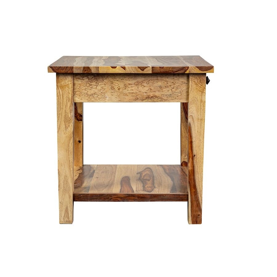 oak lamp tables with drawer