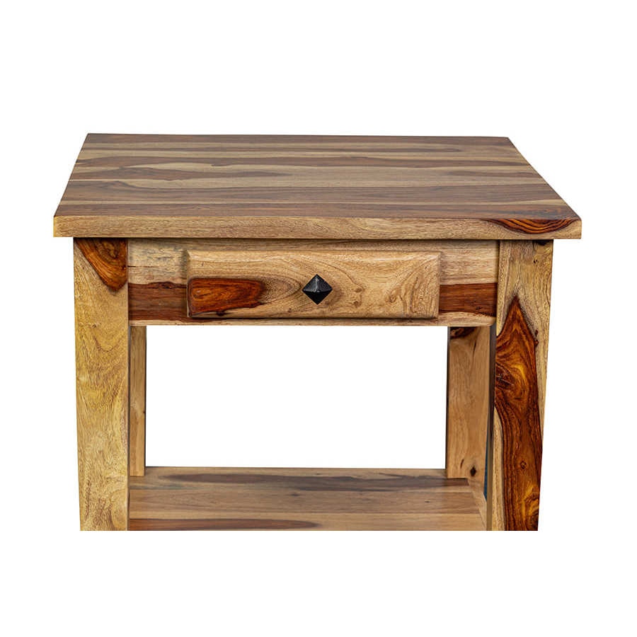 oak lamp tables with drawer