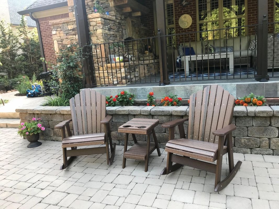 Green Country Decor Outdoor Furniture Poly Rocking Chair Classic