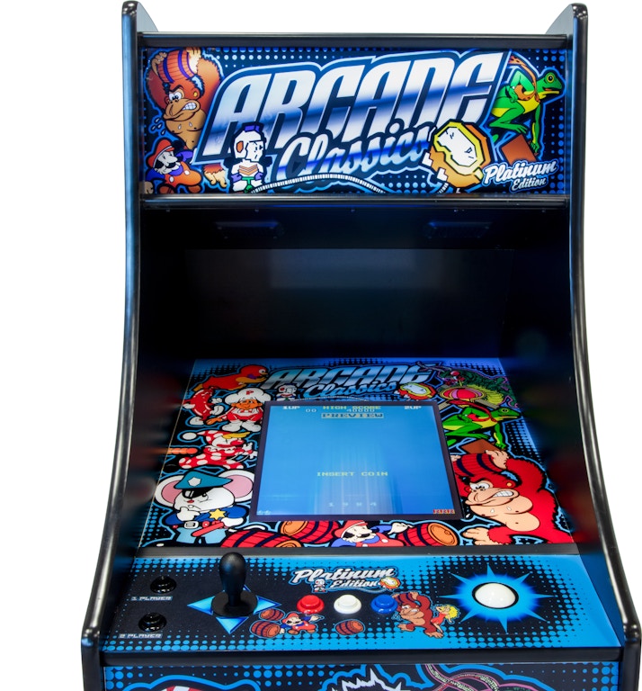Amini\'s Family Games Arcade and Arcade Arcade 60 in Room Game Classic 1 Up Classics Stand Bar Game