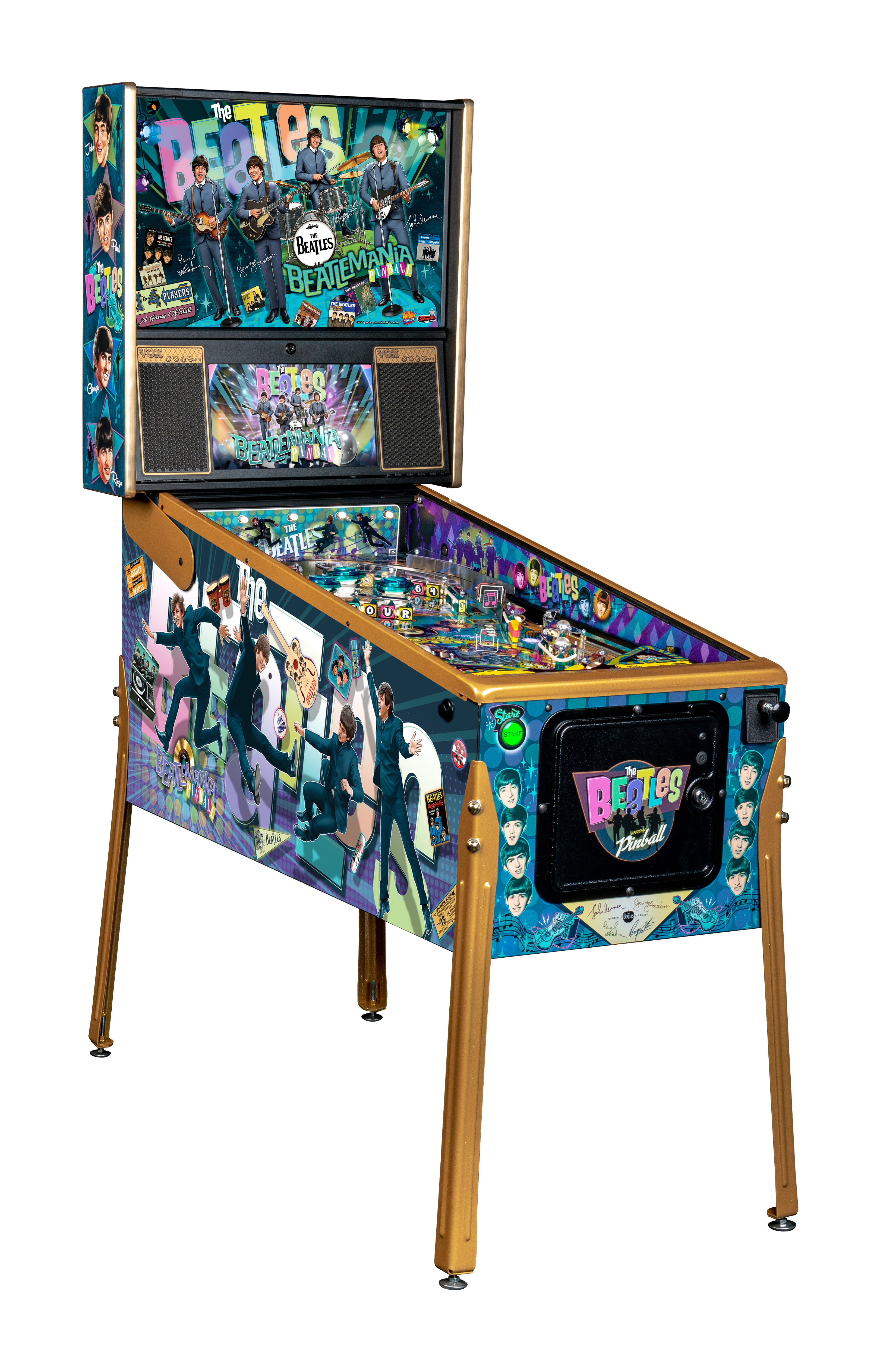 Pinball Beatles Gold