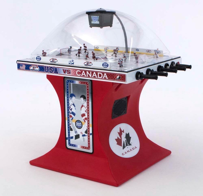 ICE Game Bar and Game Room Dome Hockey Super Chexx Pro USA vs Canada