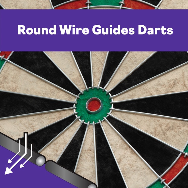 GLD Bar and Game Room Steel Tip Dart Board Shot King Aminis