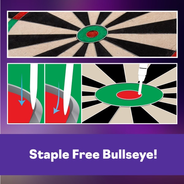 GLD Bar and Game Room Steel Tip Dart Board Shot King Aminis