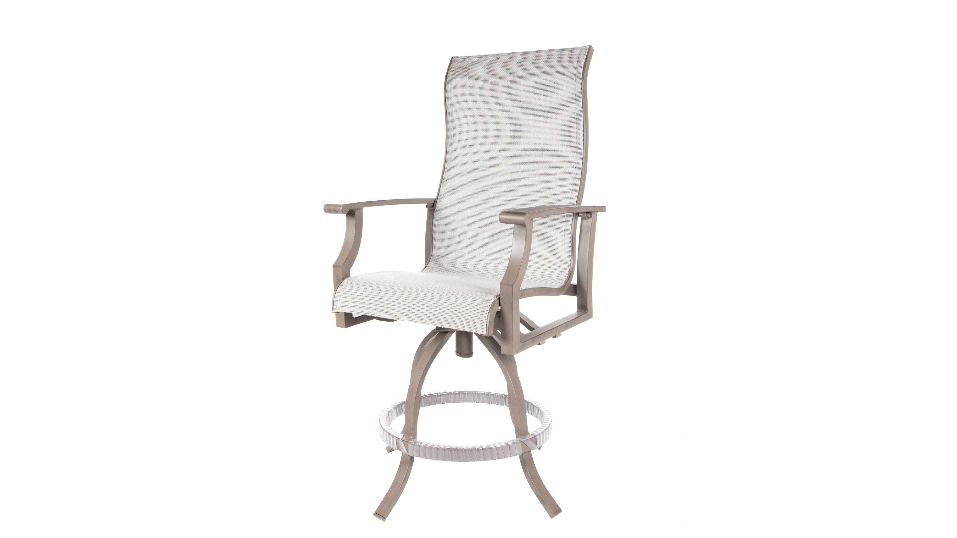 Palms Sling Swivel Aluminum Balcony Chair