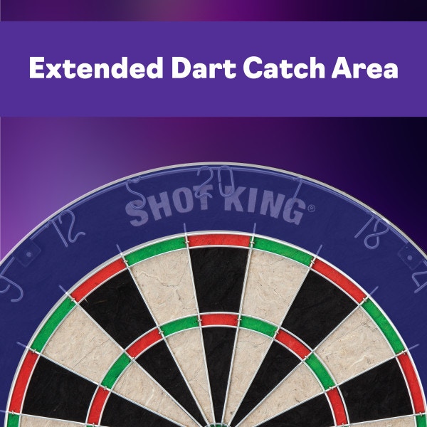 GLD Bar and Game Room Steel Tip Dart Board Shot King Aminis