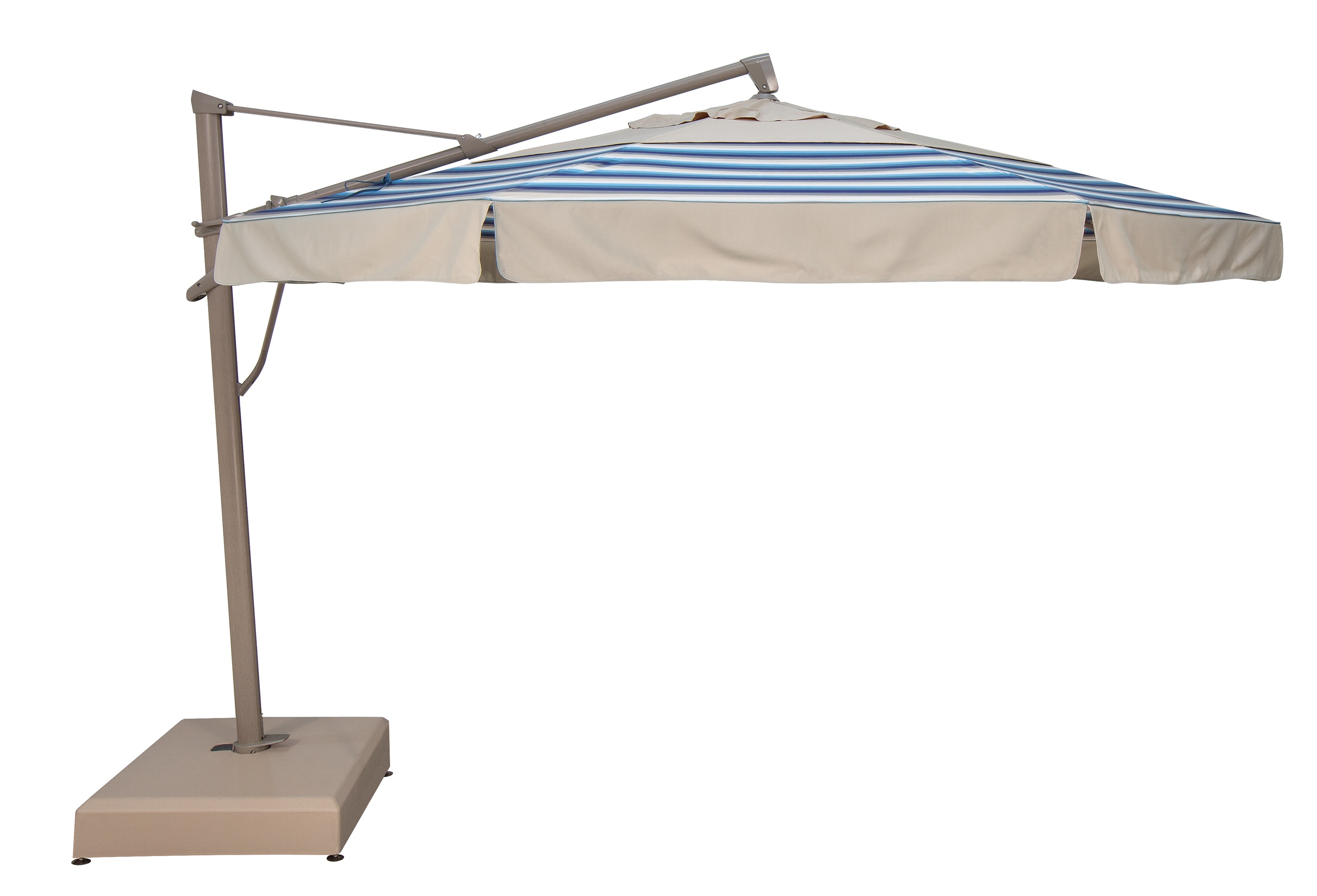 Umbrella Cantilever Plus Umbrella 13 Foot Octagon with Valance
