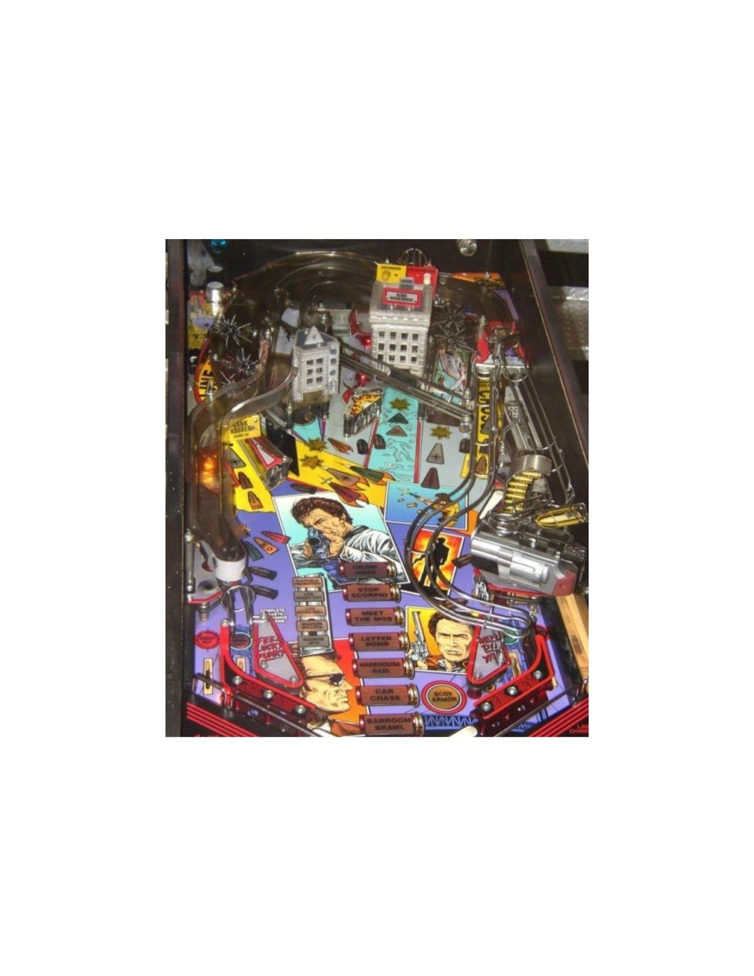 Details about   NOS Williams Dirty Harry Pinball Machine Left Building Safehouse 03-9319.1 